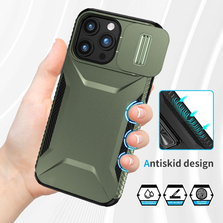 For iPhone 15 Pro Max Sliding Camshield Phone Case