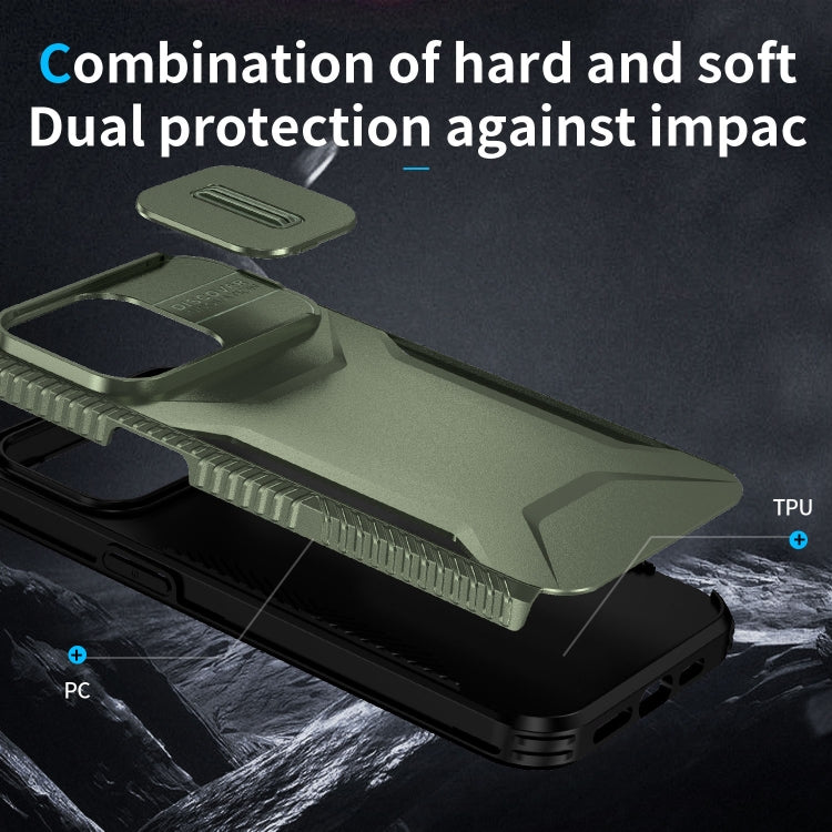 For iPhone 15 Pro Max Sliding Camshield Phone Case