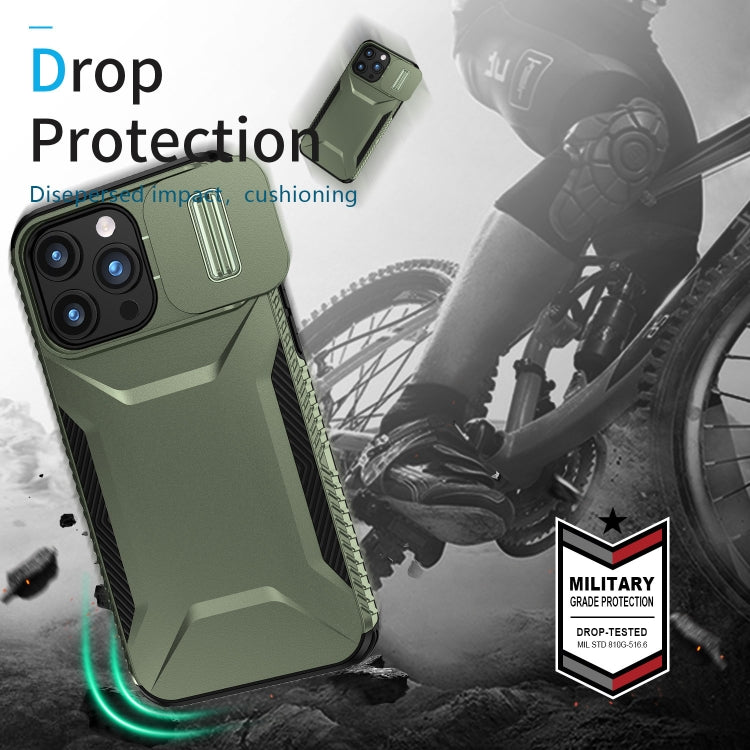 For iPhone 15 Pro Max Sliding Camshield Phone Case
