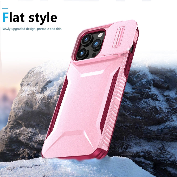 For iPhone 15 Pro Max Sliding Camshield Phone Case