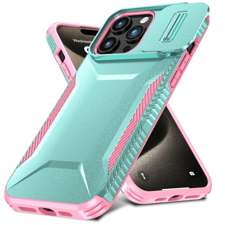 For iPhone 15 Pro Max Sliding Camshield Phone Case