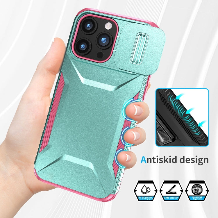 For iPhone 15 Pro Max Sliding Camshield Phone Case