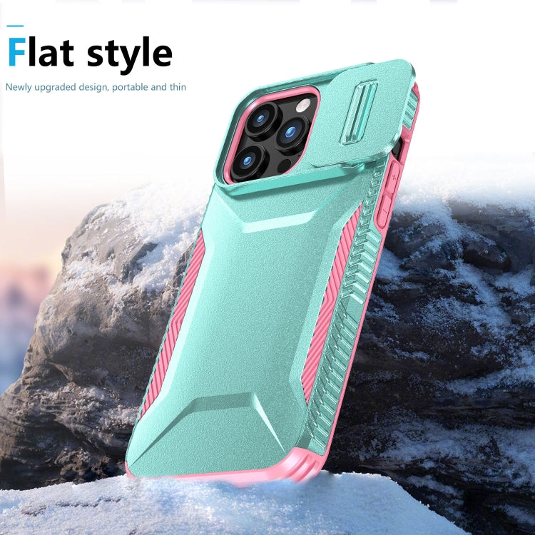 For iPhone 15 Pro Max Sliding Camshield Phone Case