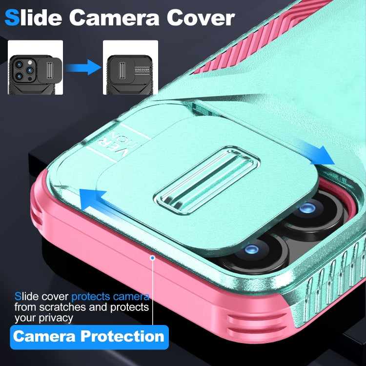For iPhone 15 Pro Max Sliding Camshield Phone Case