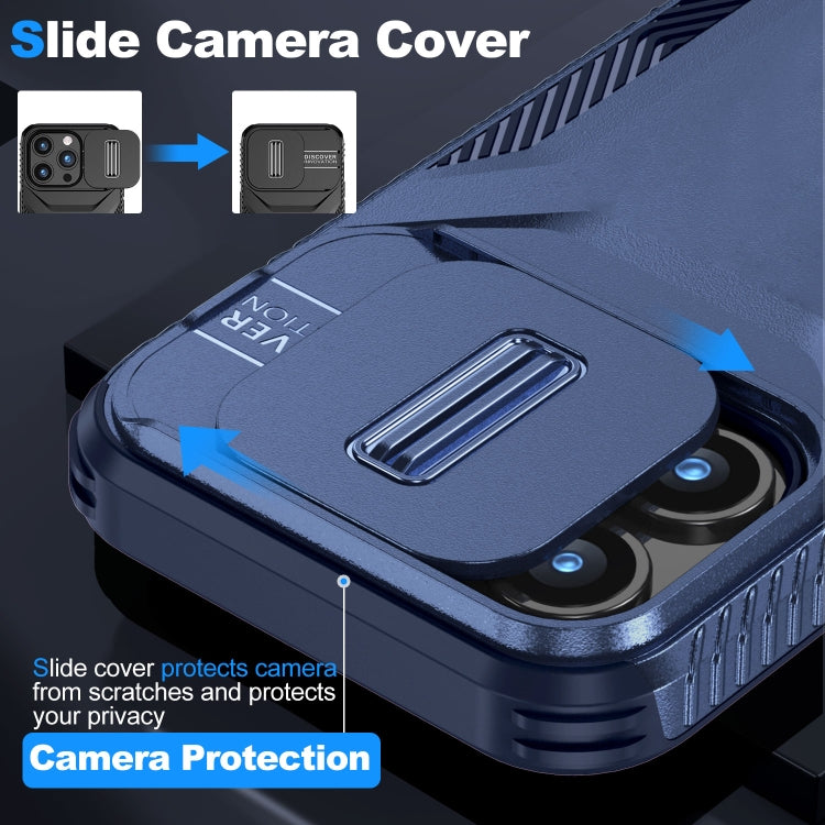 For iPhone 15 Pro Max Sliding Camshield Phone Case