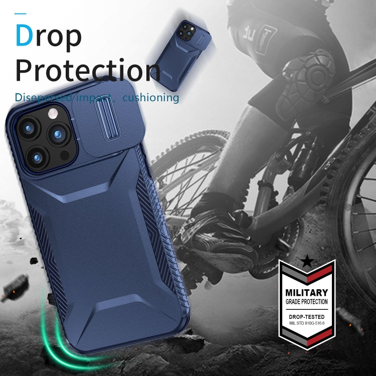 For iPhone 15 Pro Max Sliding Camshield Phone Case