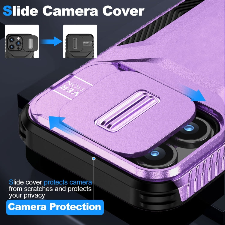 For iPhone 15 Pro Max Sliding Camshield Phone Case