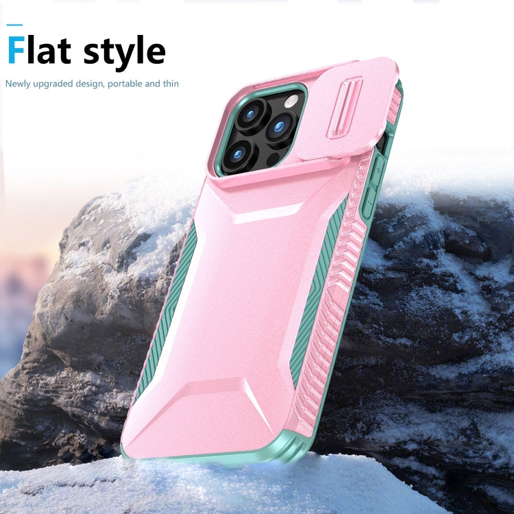 For iPhone 15 Pro Sliding Camshield Phone Case