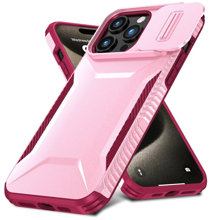 For iPhone 15 Pro Sliding Camshield Phone Case
