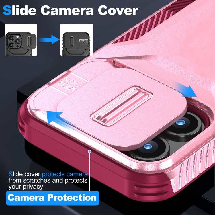 For iPhone 15 Pro Sliding Camshield Phone Case