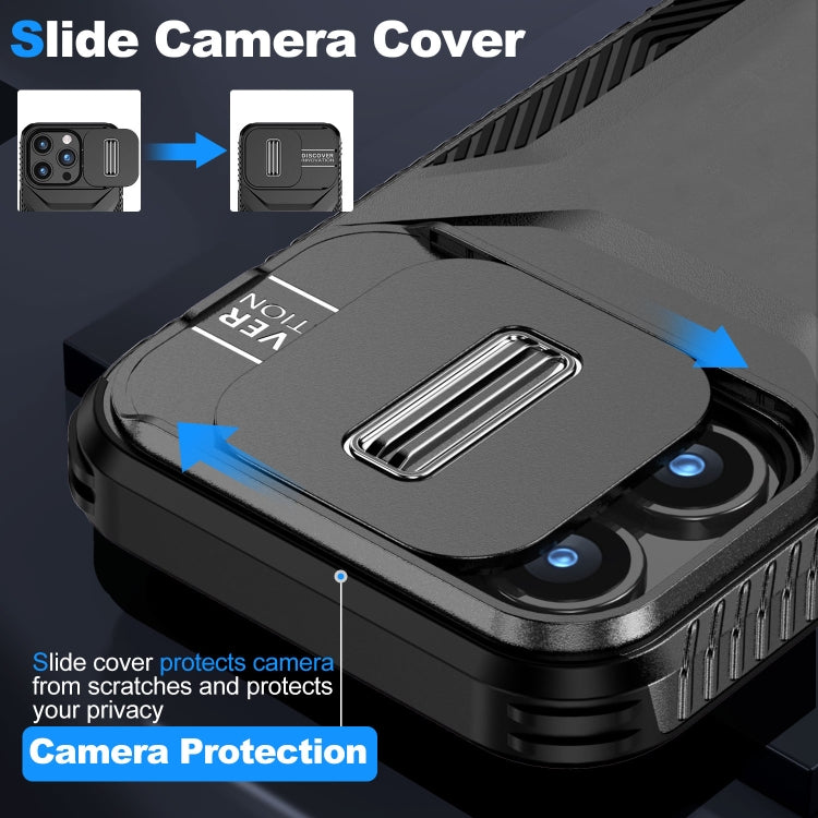 For iPhone 15 Pro Sliding Camshield Phone Case