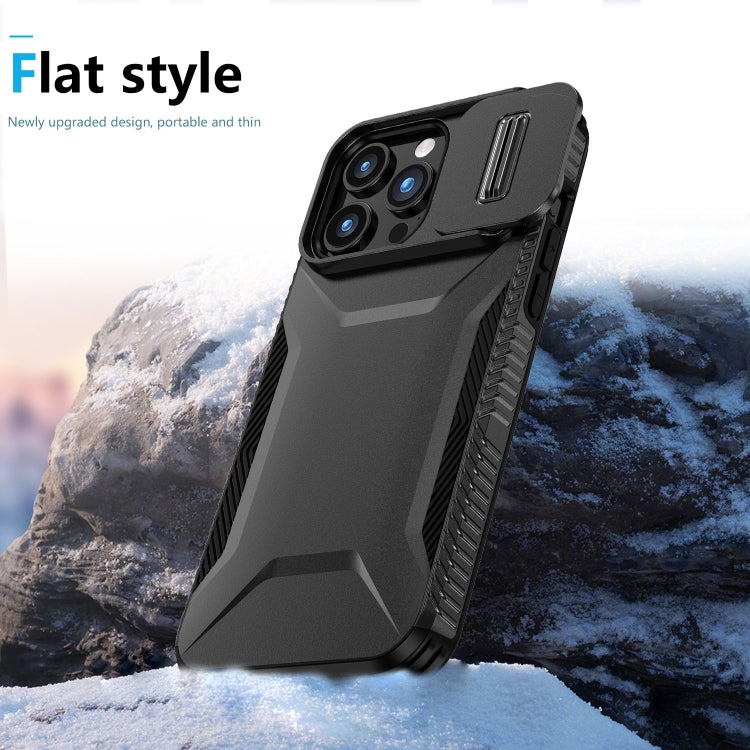 For iPhone 15 Pro Sliding Camshield Phone Case