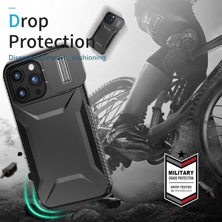For iPhone 15 Pro Sliding Camshield Phone Case
