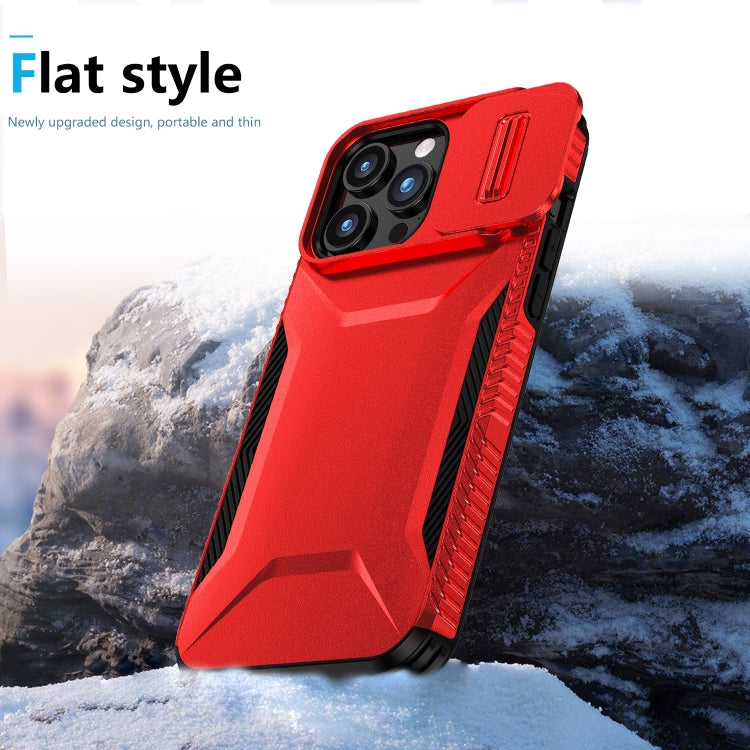 For iPhone 15 Pro Sliding Camshield Phone Case