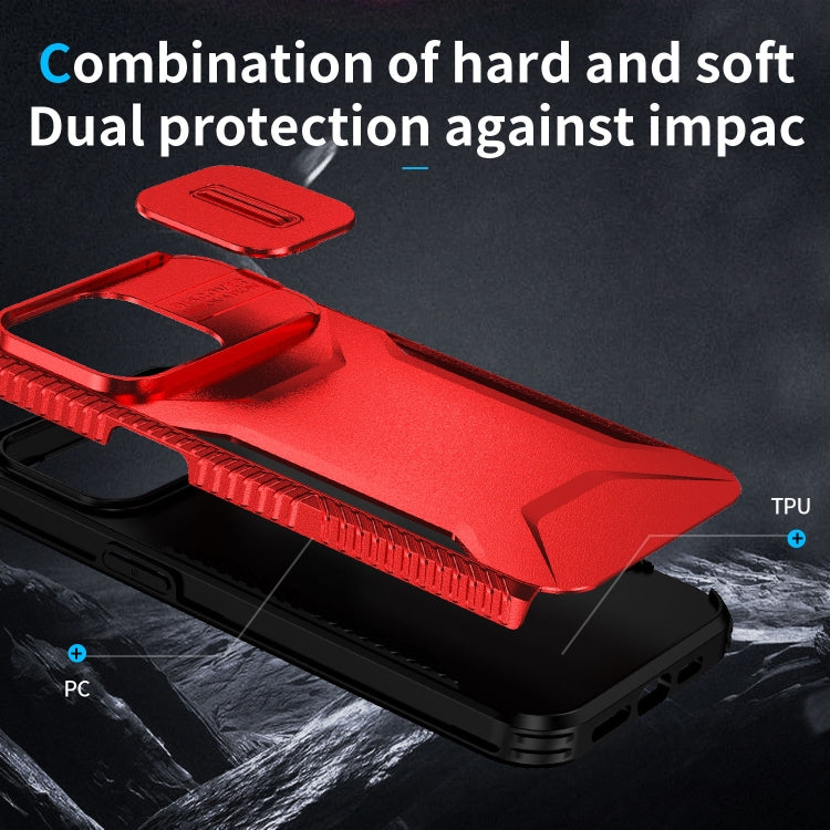 For iPhone 15 Pro Sliding Camshield Phone Case