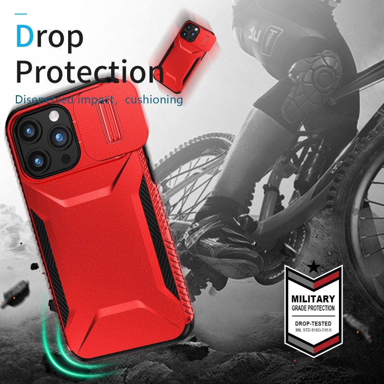 For iPhone 15 Pro Sliding Camshield Phone Case
