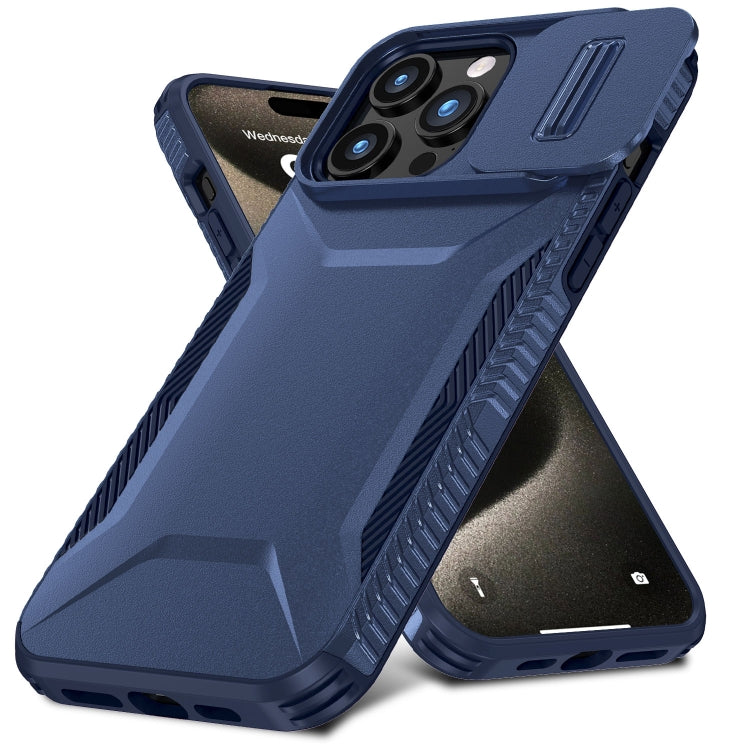 For iPhone 15 Pro Sliding Camshield Phone Case