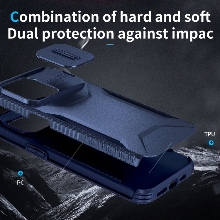 For iPhone 15 Pro Sliding Camshield Phone Case