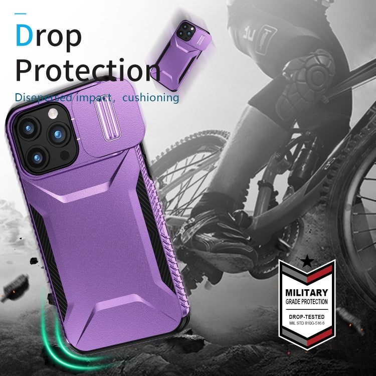 For iPhone 15 Pro Sliding Camshield Phone Case