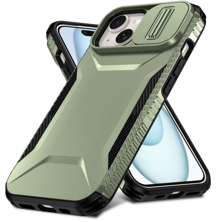 For iPhone 15 Plus Sliding Camshield Phone Case