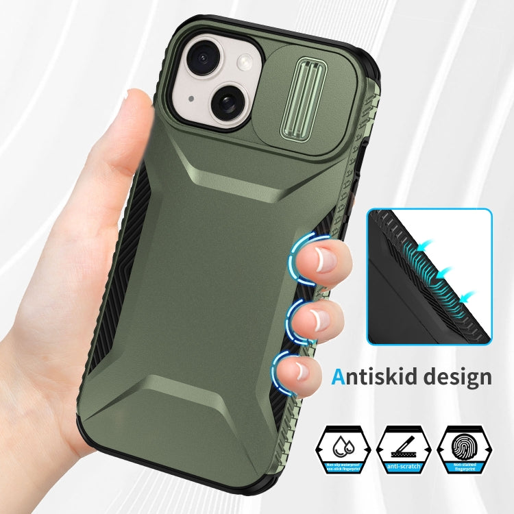 For iPhone 15 Plus Sliding Camshield Phone Case