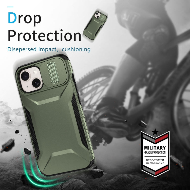 For iPhone 15 Plus Sliding Camshield Phone Case