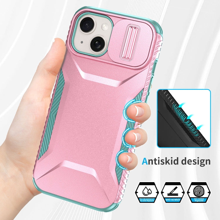 For iPhone 15 Plus Sliding Camshield Phone Case