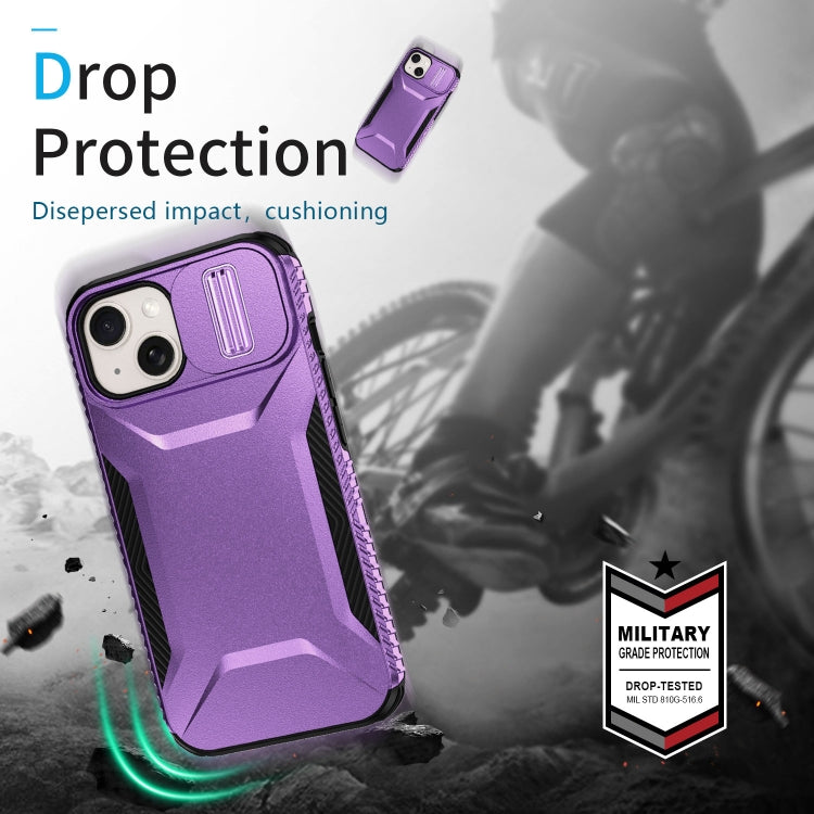 For iPhone 15 Plus Sliding Camshield Phone Case