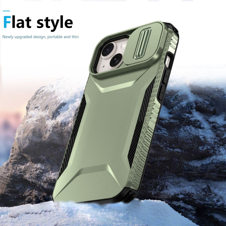 For iPhone 15 Sliding Camshield Phone Case