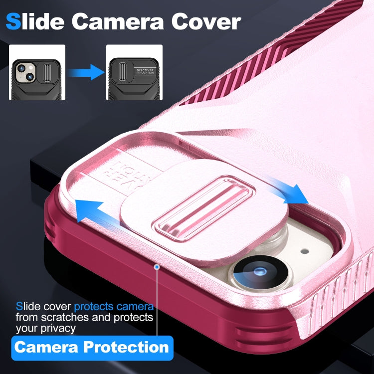 For iPhone 15 Sliding Camshield Phone Case