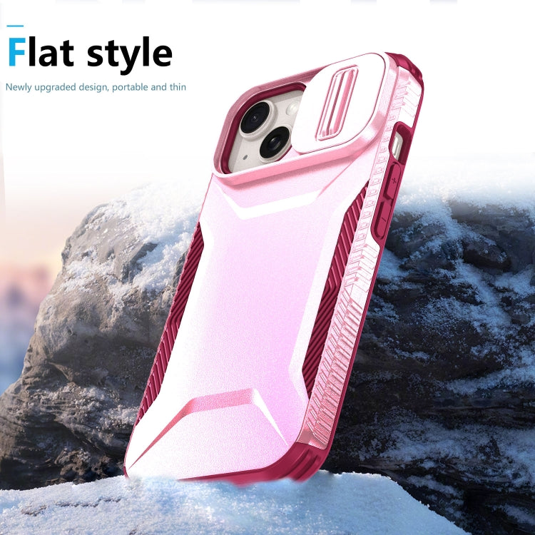 For iPhone 15 Sliding Camshield Phone Case