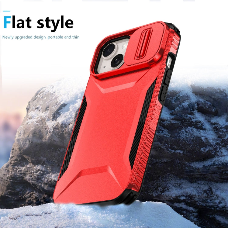 For iPhone 15 Sliding Camshield Phone Case