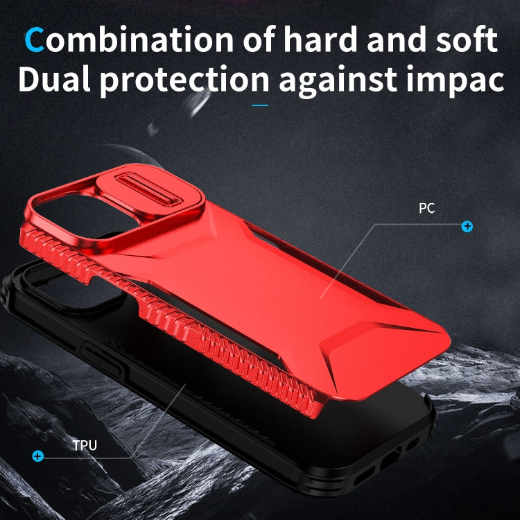 For iPhone 15 Sliding Camshield Phone Case