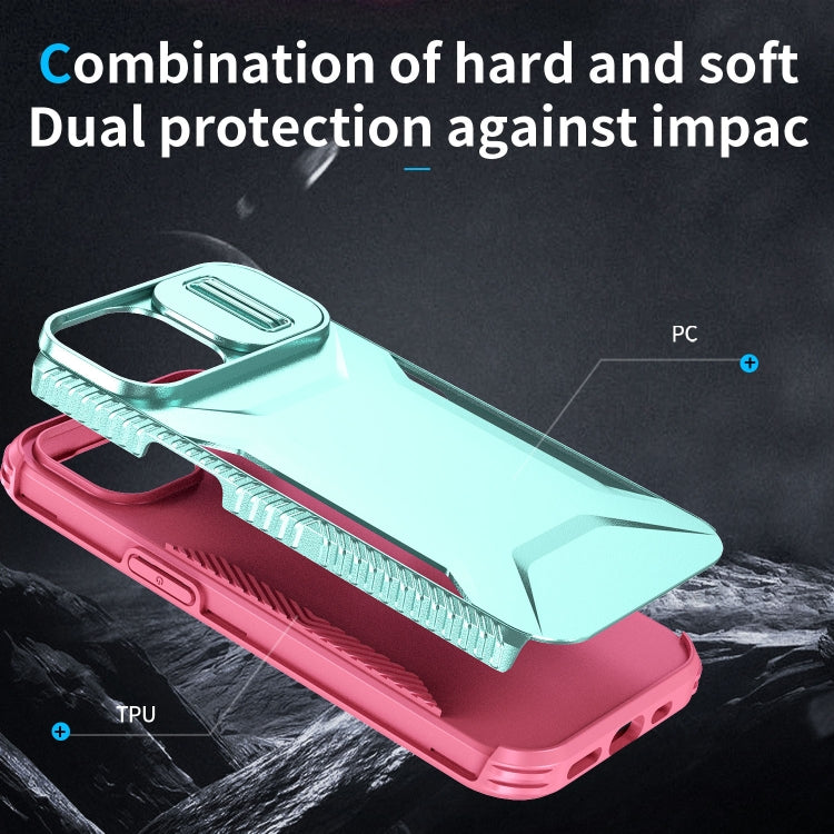 For iPhone 15 Sliding Camshield Phone Case