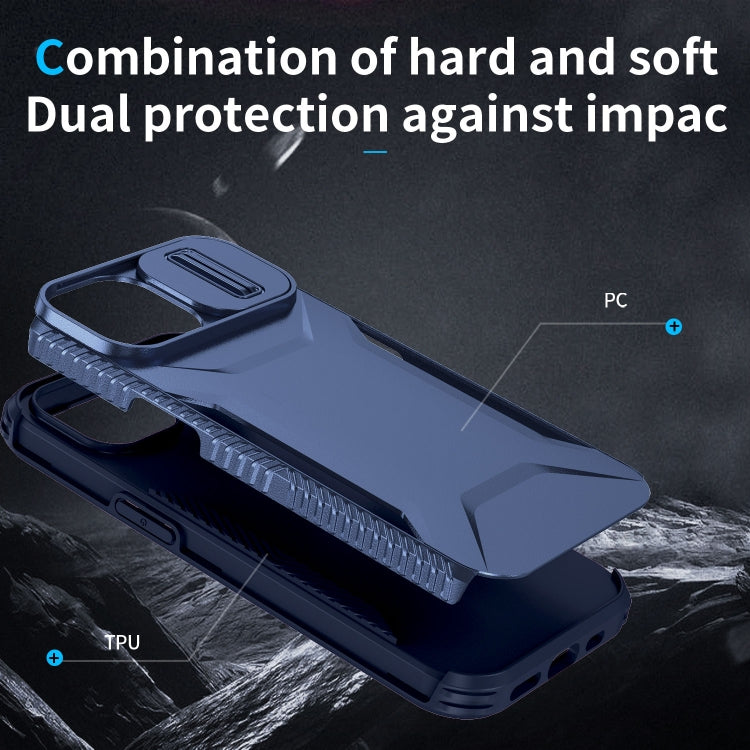 For iPhone 15 Sliding Camshield Phone Case