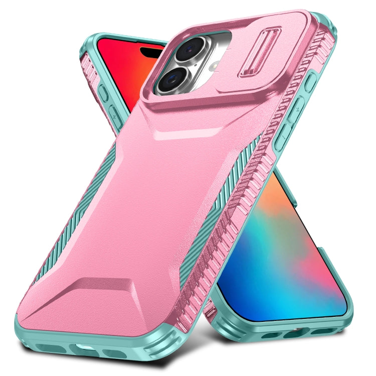 For iPhone 16 Sliding Camshield Phone Case