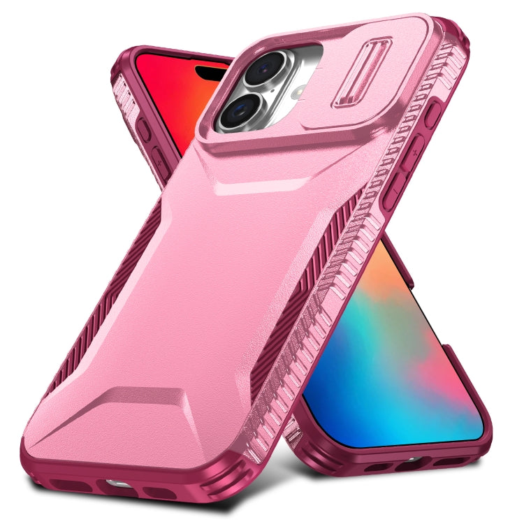 For iPhone 16 Sliding Camshield Phone Case