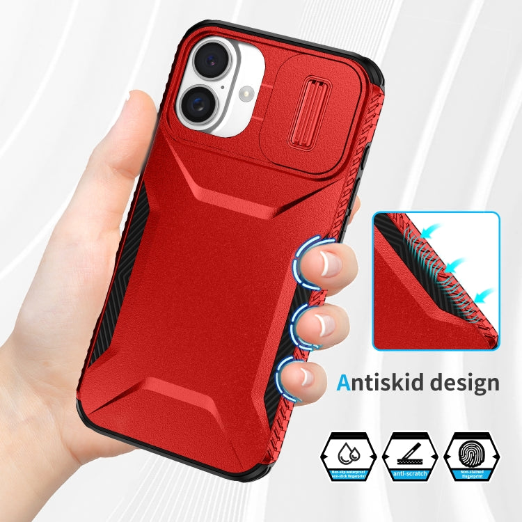 For iPhone 16 Sliding Camshield Phone Case