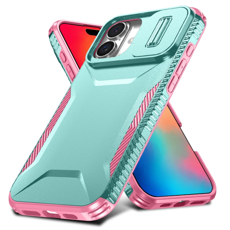 For iPhone 16 Sliding Camshield Phone Case