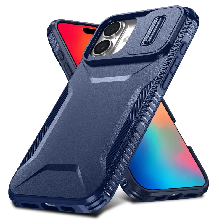 For iPhone 16 Sliding Camshield Phone Case