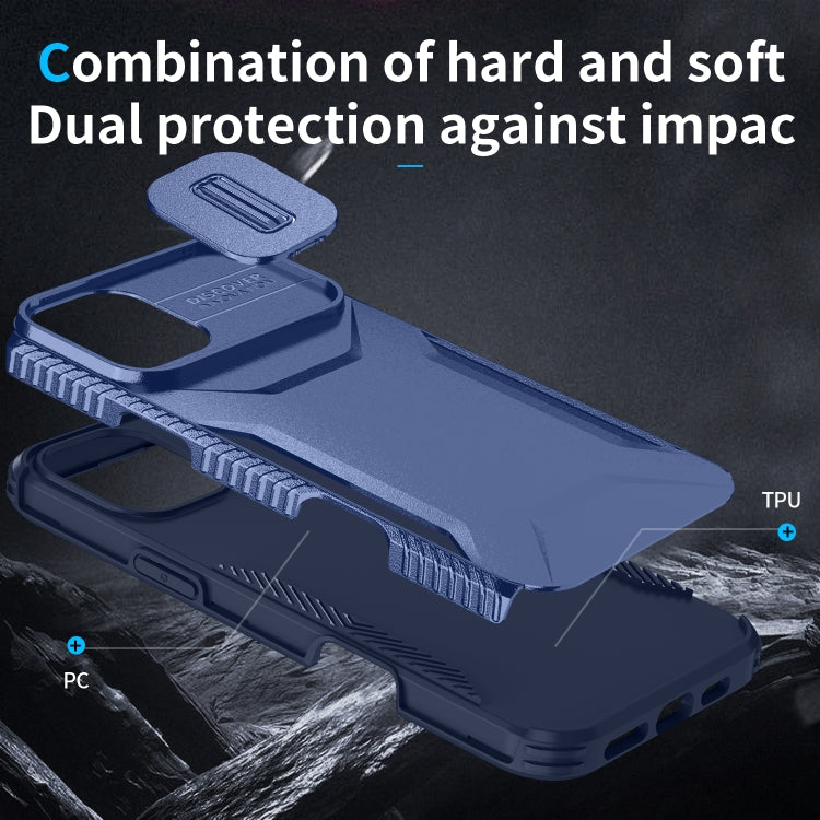 For iPhone 16 Sliding Camshield Phone Case