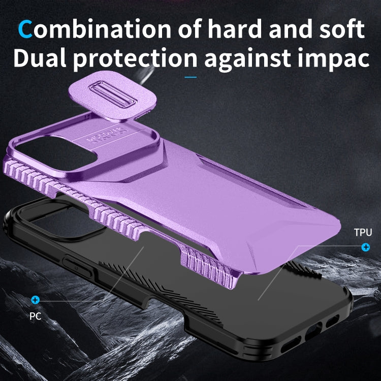 For iPhone 16 Sliding Camshield Phone Case
