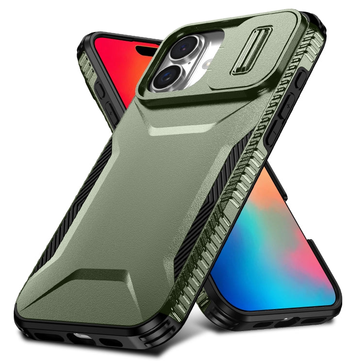 For iPhone 16 Plus Sliding Camshield Phone Case