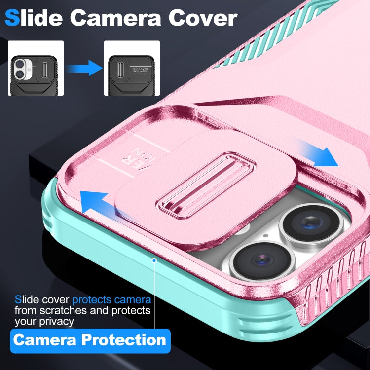 For iPhone 16 Plus Sliding Camshield Phone Case
