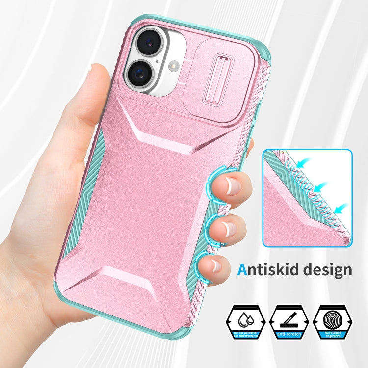For iPhone 16 Plus Sliding Camshield Phone Case