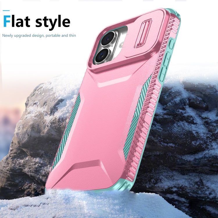 For iPhone 16 Plus Sliding Camshield Phone Case