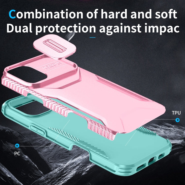 For iPhone 16 Plus Sliding Camshield Phone Case
