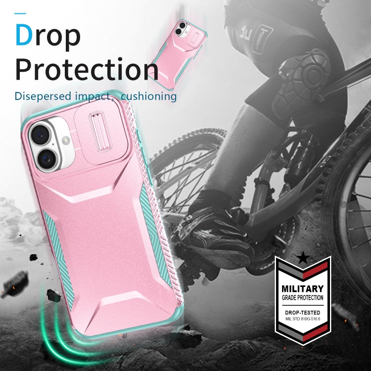 For iPhone 16 Plus Sliding Camshield Phone Case