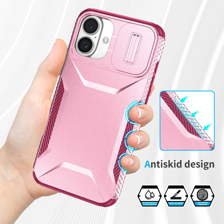 For iPhone 16 Plus Sliding Camshield Phone Case