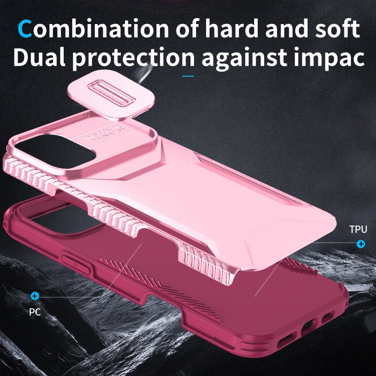 For iPhone 16 Plus Sliding Camshield Phone Case